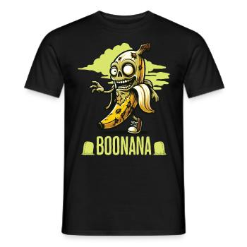 Lustiges Bananen Zombie Zombie Boonana - Männer T-Shirt - Schwarz - Vorne - AI Model Male 178 light (178cm)