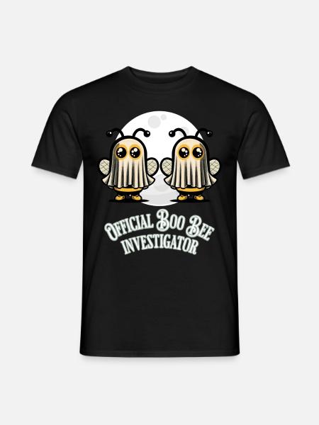 Offizieller Boo Bienen Untersucher Lustiger Spruch - Männer T-Shirt - Schwarz