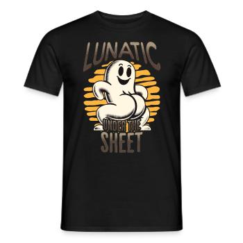 Funny Ghost Design Humorous Sarcastic - Men's T-Shirt - black - Front - AI Model Male 178 light (178cm)