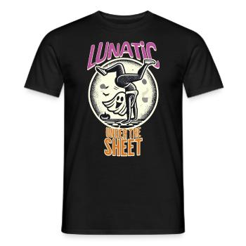 Lustiges Gespenster Design Last Minute Kostüm - Männer T-Shirt - Schwarz - Vorne - AI Model Male 178 light (178cm)