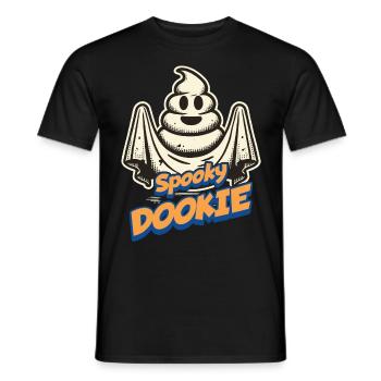 Drôle caca tas fantôme caca humoristique - T-shirt homme - noir - Devant - AI Model Male 178 light (178cm)