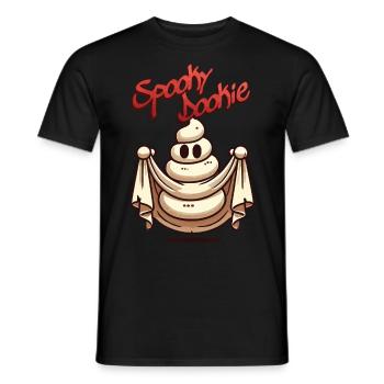 Lustiges Kackhaufen Gespenst spooky Dookie Design - Männer T-Shirt - Schwarz - Vorne - AI Model Male 178 light (178cm)
