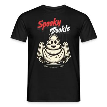 Drôle tas de caca fantôme effrayant dookie - T-shirt homme - noir - Devant - AI Model Male 178 light (178cm)