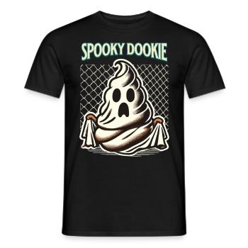 Lustiges Kackhaufen Gespenst spooky Dookie - Männer T-Shirt - Schwarz - Vorne - AI Model Male 178 light (178cm)