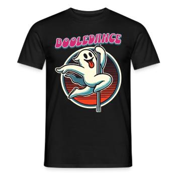 Lustiger Boole-dance Spruch Pole Dance Gespenst - Männer T-Shirt - Schwarz - Vorne - AI Model Male 178 light (178cm)