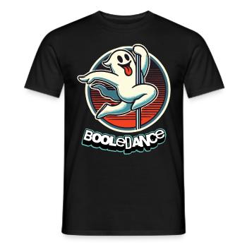 Lustiger Boole-dance Spruch Pole Dance Gespenst - Männer T-Shirt - Schwarz - Vorne - AI Model Male 178 light (178cm)