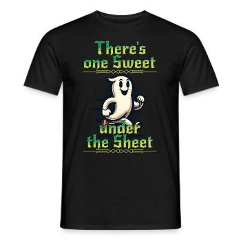 Last Minute Kinder Kostüm lustiges Halloween - Männer T-Shirt - Schwarz - Vorne - AI Model Male 178 light (178cm)