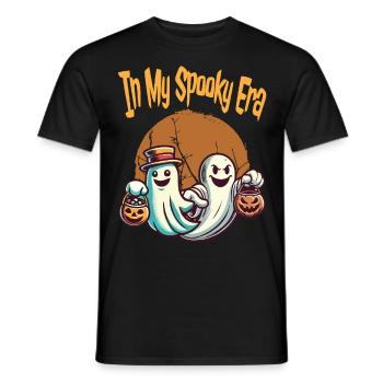 Les fantômes d’Halloween à mon époque effrayante - T-shirt homme - noir - Devant - AI Model Male 178 light (178cm)