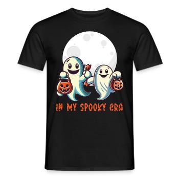 Les fantômes d’Halloween à mon époque effrayante - T-shirt homme - noir - Devant - AI Model Male 178 light (178cm)