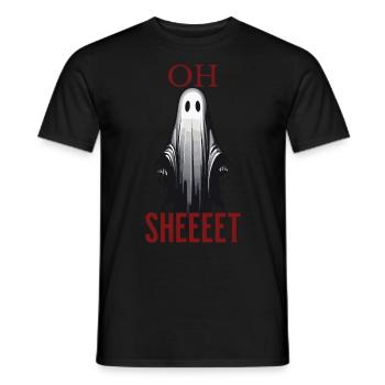 Halloween Oh Sheet Gespenst Lustig - Männer T-Shirt - Schwarz - Vorne - AI Model Male 178 light (178cm)