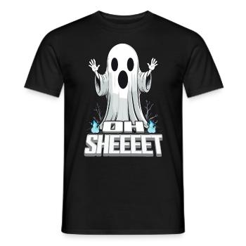 Halloween Oh Sheet Gespenst Lustig - Männer T-Shirt - Schwarz - Vorne - AI Model Male 178 light (178cm)