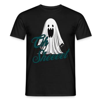 Oh Sheet Gespenst Lustig Halloween Spaß - Männer T-Shirt - Schwarz - Vorne - AI Model Male 178 light (178cm)