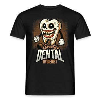 Schlechte Zähne Gruselige Zahnpflege Kostüm - Männer T-Shirt - Schwarz - Vorne - AI Model Male 178 light (178cm)