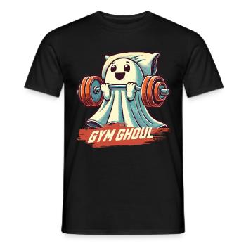 Gym Ghoul for fitness enthusiasts - Men's T-Shirt - black - Front - AI Model Male 178 light (178cm)