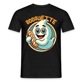 Baguette fantôme Boogette Joy - T-shirt homme - noir - Devant - AI Model Male 178 light (178cm)