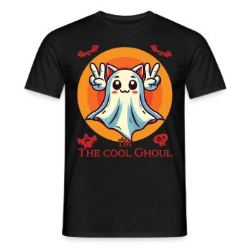Ich Bin Der Coole Geist Halloween Spaß - Männer T-Shirt - Schwarz - Vorne - AI Model Male 178 light (178cm)