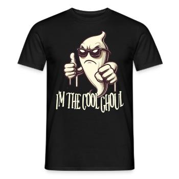 I'm The Cool Ghost Halloween Fun - Men's T-Shirt - black - Front - AI Model Male 178 light (178cm)