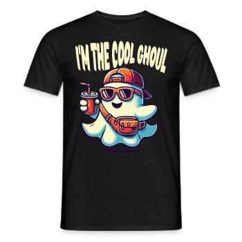 Ich Bin Der Coole Geist Halloween Spaß - Männer T-Shirt - Schwarz - Vorne - AI Model Male 178 light (178cm)