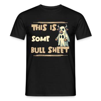 Cow Costume Humor Disguise Halloween - Men's T-Shirt - black - Front - AI Model Male 178 light (178cm)