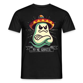Mexican Ghost No Me Goasta Funny - Men's T-Shirt - black - Front - AI Model Male 178 light (178cm)
