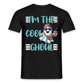 I'm the cool ghost - Men's T-Shirt - black - Front - AI Model Male 178 light (178cm)