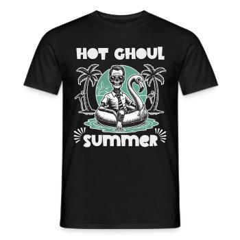Heißer Ghoul Sommer Strandspaß - Männer T-Shirt - Schwarz - Vorne - AI Model Male 178 light (178cm)