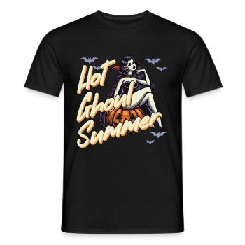 Heiße Ghoul Sommernacht Halloween Spaß - Männer T-Shirt - Schwarz - Vorne - AI Model Male 178 light (178cm)