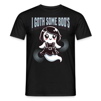 Halloween Gothic Girl I Got Boo’s - T-shirt homme - noir - Devant - AI Model Male 178 light (178cm)