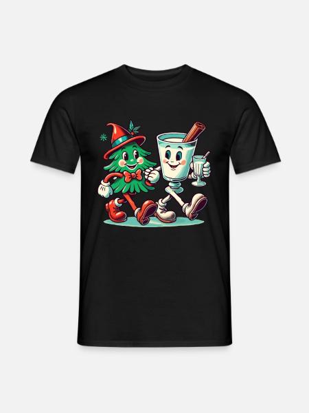 Joyeux Noël Rétro Vintage Party - T-shirt homme - noir