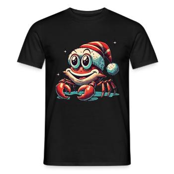 Noël Joyeux Cancer Avec Chapeau - T-shirt homme - noir - Devant - AI Model Male 178 light (178cm)