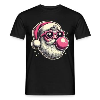 Coole Sigma Santa Weihnachtsfreude - Männer T-Shirt - Schwarz - Vorne - AI Model Male 178 light (178cm)