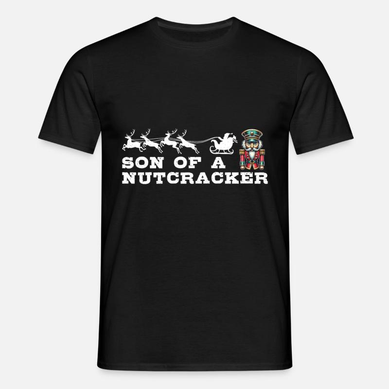 Christmas Nutcracker Fun - Men's T-Shirt - black