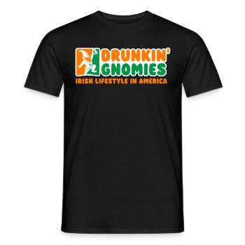 Saint-Patrick Gnomies ivres - T-shirt homme - noir - Devant - AI Model Male 178 light (178cm)