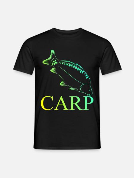 angry carp - Men's T-Shirt - black