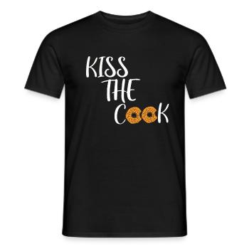 EMBRASSEZ LE CUISINIER - T-shirt homme - noir - Devant - AI Model Male 178 light (178cm)