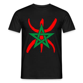 Amazigh Morocco - Men's T-Shirt - black - Front - AI Model Male 178 light (178cm)