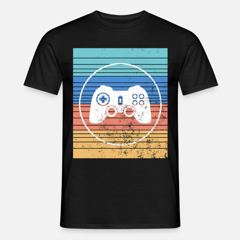 Videospiele Kontroller - Männer T-Shirt - Schwarz