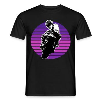 Motocycles / moto / moto biker - T-shirt homme - noir - Devant - AI Model Male 178 light (178cm)