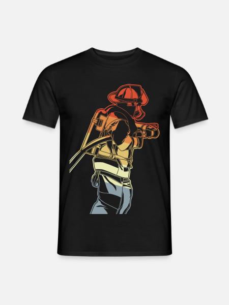 Fireman - Men's T-Shirt - black