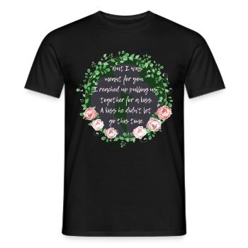 Rose Hathaway Quote-Vampire Academy Richelle Mead - Men's T-Shirt - black - Front - AI Model Male 178 light (178cm)