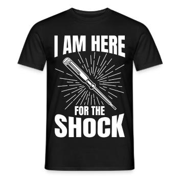 Lustiger Elektriker - Männer T-Shirt - Schwarz - Vorne - AI Model Male 178 light (178cm)