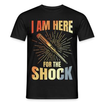 Elektroingenieur Spruch - Männer T-Shirt - Schwarz - Vorne - AI Model Male 178 light (178cm)