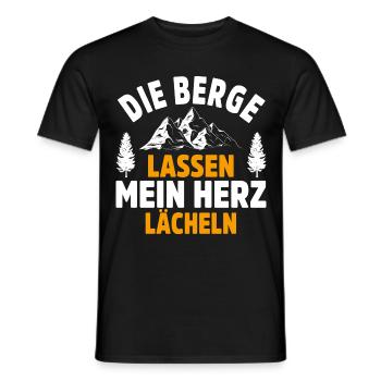 Wandern Geschenk Für Wanderer Berge Trekking - Männer T-Shirt - Schwarz - Vorne - AI Model Male 178 light (178cm)