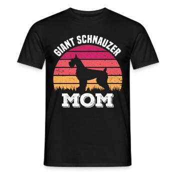 Schnauzer Mama - Männer T-Shirt - Schwarz - Vorne - AI Model Male 178 light (178cm)
