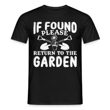 Jardiniers amateurs, jardiniers de fruits et légumes - T-shirt homme - noir - Devant - AI Model Male 178 light (178cm)