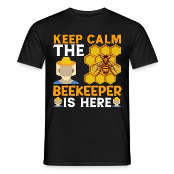 Beekeeping Beekeeping Course Beekeepers' Association Honey Bee Beekeepers - Men's T-Shirt - black - Front - AI Model Male 178 light (178cm)