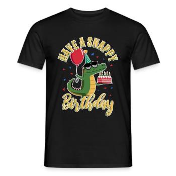 Passez un anniversaire mémorable - T-shirt homme - noir - Devant - AI Model Male 178 light (178cm)