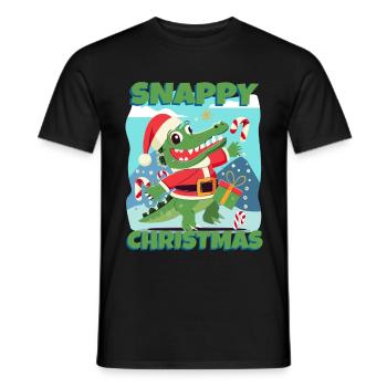 Noël vif - T-shirt homme - noir - Devant - AI Model Male 178 light (178cm)