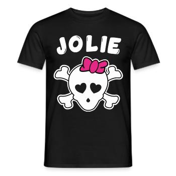 Piratin Jolie Design für Mädchen und Frauen - Männer T-Shirt - Schwarz - Vorne - AI Model Male 178 light (178cm)
