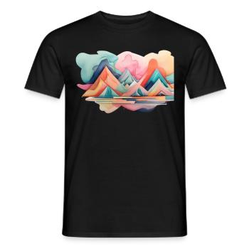 Entwurf - Männer T-Shirt - Schwarz - Vorne - AI Model Male 178 light (178cm)